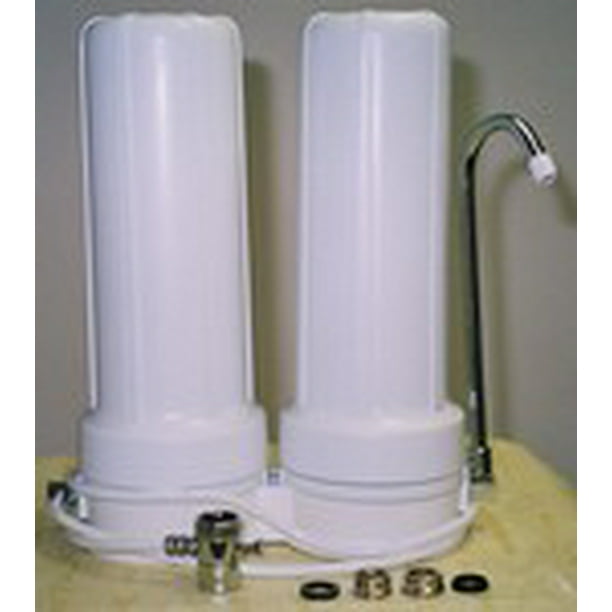 Double Countertop Water Filter KDF & GAC High Sediment Removal System