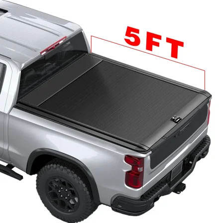 OSIAS 5.5Ft Truck Bed Tonneau Cover Hard Retractable For 22-25 Toyota Tundra Aluminum