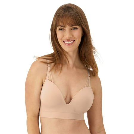 Maidenform Seamless Sweetheart Wireless Bra DM2330 Color: Sandshell Size: X LARGE