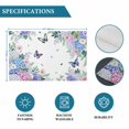 thumbnail image 6 of Spring Flowers Placemats Set of 12, Watercolor Floral Butterflies Botanical Placemats for Dining Table, Place Mats for Kitchen Tabletop, Waterproof Wipeable Dining Table Mats Set, 6 of 9