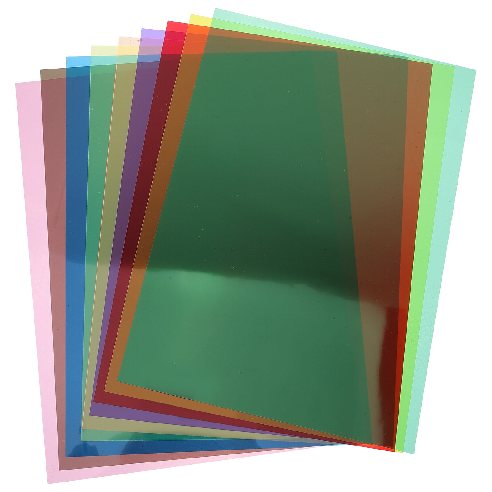 HOMEMAXS 9pcs Light Diffuser Sheets Translucent Colored Light Gels