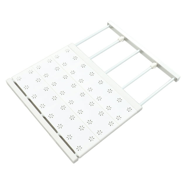Expandable Closet Rack, Expandable Closet Shelf Space Saving Sturdy Punch Free For Belts For Cupboard For Bookcase For Shoes For Kitchen For Scarves 38-60cm/15.0-23.6in