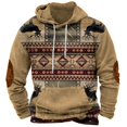 thumbnail image 3 of Sudadera con capucha clásica retro medieval con estampado 3D de animales de estilo Harajuku para hombre, jersey de moda informal de estilo hip hop callejero de gran tamaño para hombre, 3 of 5