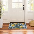 thumbnail image 3 of Yayeee Doormat for Indoor Entrance 32" x 20" Non Slippery Floor Rug, Retro Beige Lemon, 3 of 8