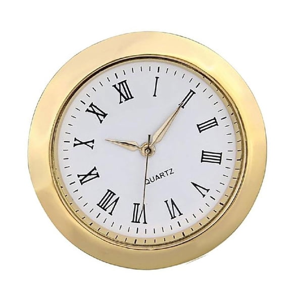 ZPAQI 36mm Alloy Clock Insert with Roman Numeral Display Metal Miniature Watch Head