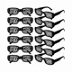 thumbnail image 1 of wonima44 Cuffbow 12 Pairs Birthday Glasses Funny Photo Props Sunglasses Novelty Sunglasses for Birthday Adults Halloween Party Favors, 1 of 1