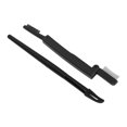 Silicone Eyeliner Plastic Black Ergonomic Handle with Folding Eyelash