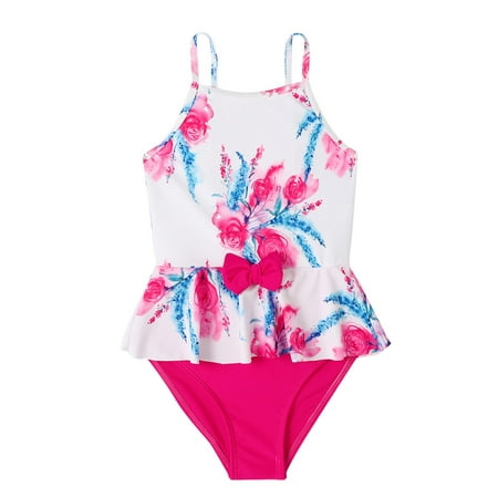 

ketyyh-chn99 Pajamas Set for Family of 2 Parent Child Bikini Mother Daughter Swimsuit Suit Flowers Print Bodysuit Swimsuit For