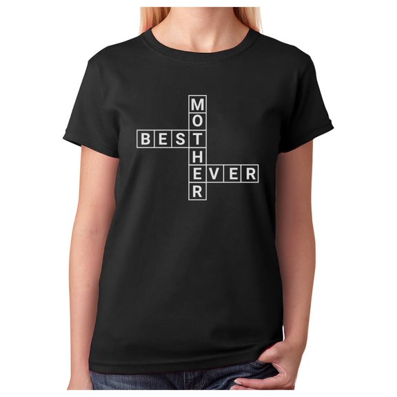 Mothers Day Gift Mom TShirts for Women T Shirts Mom Mother Shirt Women T-Shirt 3X-Large Black