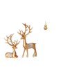 thumbnail image 1 of Escultura De Calabaza De Latón Con Forma De Reno Europeo, Artesanía Coleccionable Para Amantes De Los Ciervos, Adorno Feng Shui, Centro De Mesa De Escritorio Hecho A Mano, Decoración Para El, 1 of 8