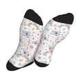 thumbnail image 5 of Rocae Cute Koala for Adult Socks Casual Athletic Stretchy Loose Socks for Women Men Non-Slip Middle Tube Socks, 5 of 7