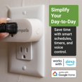 thumbnail image 2 of Enchufe inteligente Emporia para monitoreo de energía WiFi Alexa/Google Home, 2 of 6