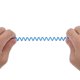 thumbnail image 2 of 8Pcs 1.5m Jumped RopeFishing Protection Tackle Rowing Ropes Fishing Lanyards Rod Steel Rope Accessories Coiled Line(Random Color), 2 of 4