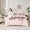 Hot Pink, variant on jejeloiu Chic Western Cowgirl 7-Piece Twin Bedding Sets,Pink Horseshoe Stars Bedding Comforter Set For Girls Kids Reversible