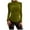 Army Green, variant on Mikilon Women's Slim Half High Collar Shirts Versatile Long Sleeve Tops Casual Tight Blouses