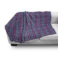thumbnail image 3 of Geometric Soft Flannel Fleece Throw Blanket, Abstract Colorful Compositon of Shapes Rhombuses Stripes and Triangles Pattern, Cozy Plush for Indoor and Outdoor Use, 70" x 90", Multicolor, by Ambesonne, 3 of 6