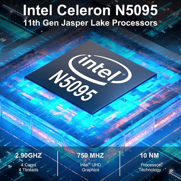 Mini PC Intel N5095 RAM 256GB ROM Mini Desktop Computer Windows 11 Walmart.com