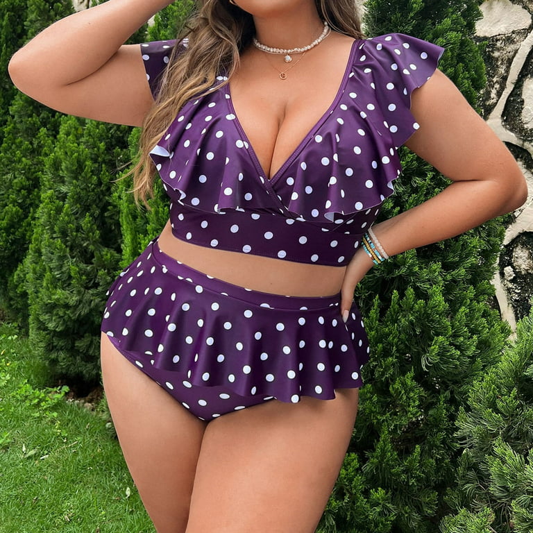 Eashery Bikini Top For Women Large Bust Womens Summer Split