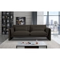thumbnail image 2 of Meridian Furniture Stylus Brown Boucle Fabric Sofa, 2 of 42
