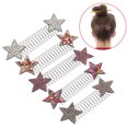 thumbnail image 2 of Miangastore 5pcs Hair Finishing Combs Back Head Barrettes Female Hairpin Star Rhinestone Hair Pin, 2 of 8