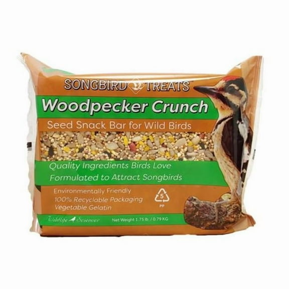 Wildlife Sciences 8 oz Woodpecker Crunch Seed Bar