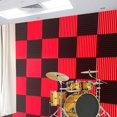 thumbnail image 2 of Paneles de pared de absorción de sonido Acoustic Wedge Studio Foam, 2 of 7