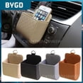 thumbnail image 1 of Multicolor Auto Vent Outlet Trash Box Automobile Hanging Box Large Capacity Universal Pu Leather Car Styling Bag02United States He Qiyong unisex, 1 of 1