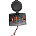 thumbnail image 2 of Toma de corriente para coche de PC, accesorios adaptadores de carga USB 3,0 de carga rápida universal antiflaming preperforados modificados 18W Cargadores de dispositivos electrónicos Luz roja, 2 of 6