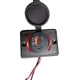 thumbnail image 2 of Toma de corriente para coche de PC, accesorios adaptadores de carga USB 3,0 de carga rápida universal antiflaming preperforados modificados 18W Cargadores de dispositivos electrónicos Luz roja, 2 of 6