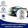 thumbnail image 1 of 2 Packs Disabled Car Window Stickers-Self Adhesive Vinyl-Disability Handicapped Aids, 1 of 5