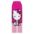 thumbnail image 4 of Hello Kitty Pajamas Pants Soft Elastic Waist PJ Bottoms Comfy Lounge Long Pants, 4 of 7