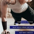 thumbnail image 5 of Wrist Band Support Sleeve - Knitted Fabric Compression Brace - for Tennis, Gym, Sport, 5 of 5