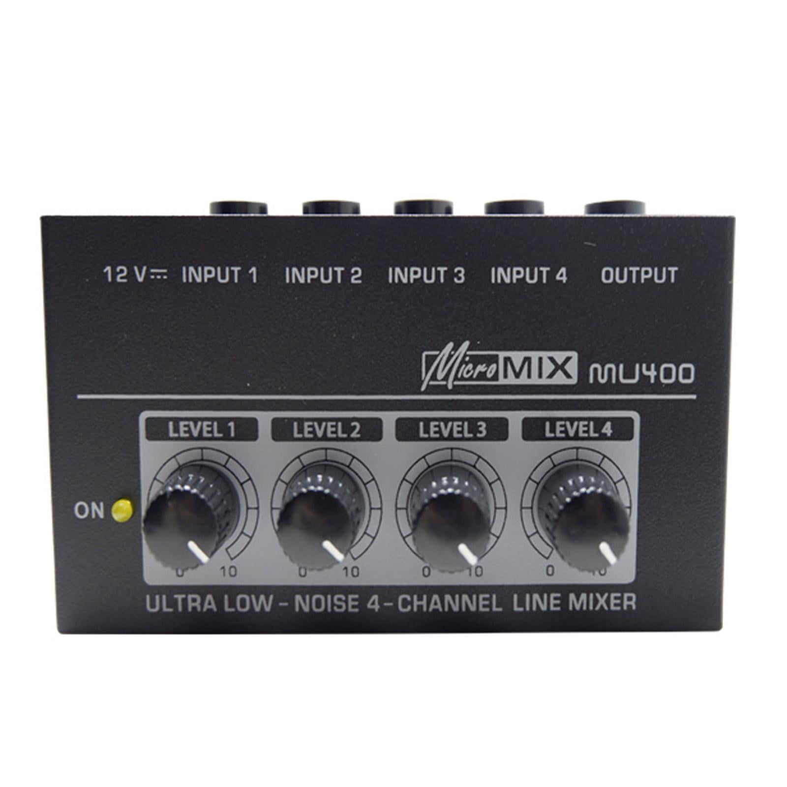 audio mixer,Mini Audio Mixer Professional Low Noise desktop