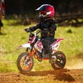 thumbnail image 7 of Seipouy Mini Dirt Bike,49cc Gas Powered 2 Stroke Off Road Trail Bike for Kids and Adults, Kids Dirt Bike Gas Power Motocross,Off Road Mini Motorcycle,Pocket Motorbike with Front Rear Disc Brakes, 7 of 7