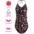 thumbnail image 4 of As Rose Rich Girls Swimsuit Ruffle One Piece Bathing Suits UPF50+, 14, 4 of 8