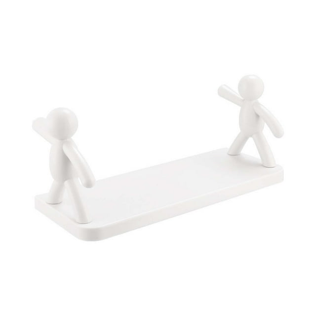 Xihbxyly Estante de Baño Flotante de Pared, Solución de Almacenamiento Adhesiva, Fácil Instalación, Ahorra Espacio para Baño, Cocina, Dormitorio y Sala de Estar. No Requiere Herramientas. 1 Paquete.
