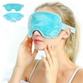Gel Eye Mask Cold Pack Warm Hot Heat Ice Cool Compress Soothing Tired
