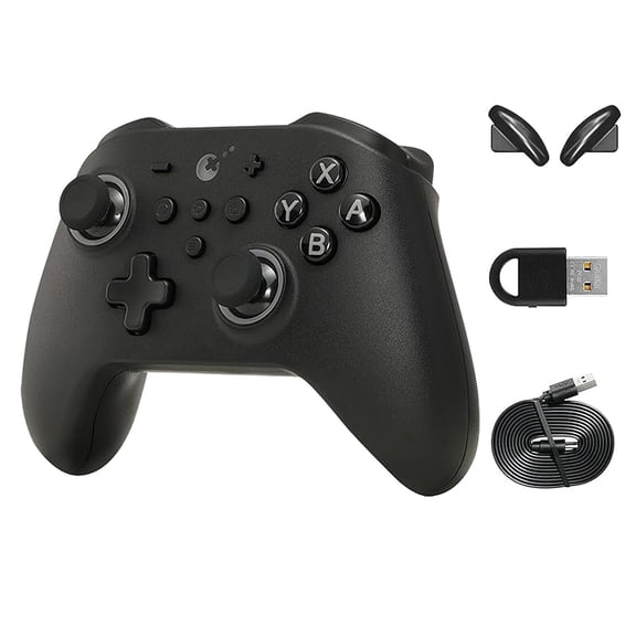 GuliKit KK3 Wireless Controller for PC/Switch/Steam Deck - Hall Effect Triggers & TMR Joysticks, 23H Battery, Gyro Sensor, Multi-Platform Gaming Gamepad