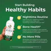 MaryRuth's Family Formulated Liquid Multimineral Supplement for Immune, Hair, Skin, Bone Support, No Melatonin, Pineapple Dream, Ages 1+, 32 fl oz