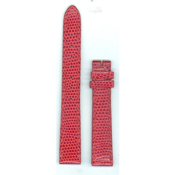 Genuine Wenger, 16mm, Red, Genuine Leather, Regular Length, No Buckle. Designed to fit the BELLA series. 90176