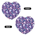 thumbnail image 2 of Picia mushroom rainbow Skull cartoon for Compact Vanity Mirror , Travel Makeup Mirror , Portable Magnifying Cosmetic Mirror for Daily, Work, Business-Heart Shape, 2 of 9