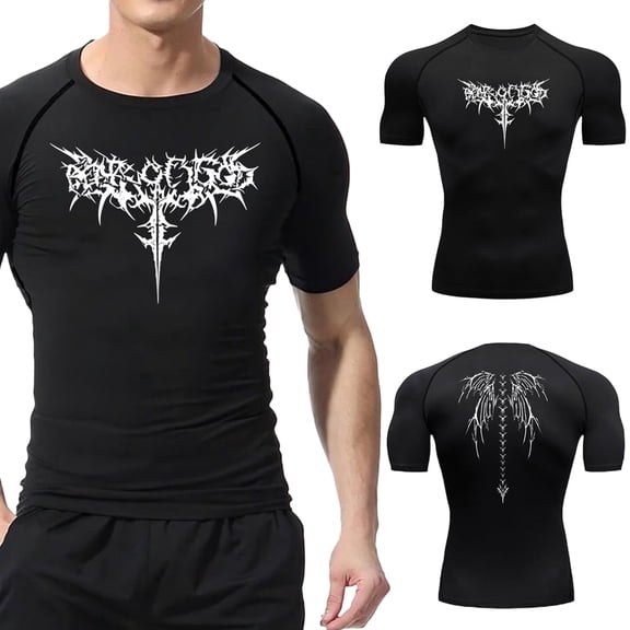 Men's Tight Quick Dry Compression T-Shirt for Gym Fitness Training