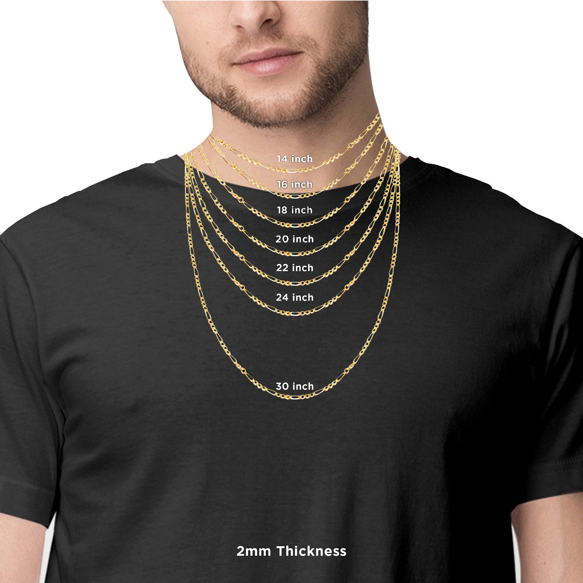 Rope Chain Necklace in 2024 | Gold chains for men, Gold necklace women,  Fashion jewelry