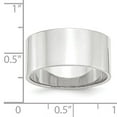 thumbnail image 7 of 14K White Gold 10mm Light Weight Flat Band Ring Size 12, 7 of 7