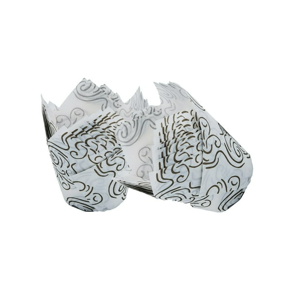 50PC Upgraded Multifunctional Baking Cloud Selection Flower Cupcake Set Ideal For Oil Proof Paper Liners And Decorative Cakes