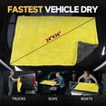 thumbnail image 5 of toretark Car Drying Towel,Extra Large 36"x24" Microfiber Towel for Cars XL,Quick-Dry, Streak-Free,No Water Spots,Car Cleaning & Detailing Supplies,Double-Sided High Absorbency Edgeless Design, 5 of 7