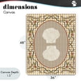 thumbnail image 4 of Stupell Industries Farmhouse Vintage Shells on Gingham Canvas Art, 36 x 48, by Vero Illustrates, 4 of 8