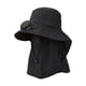 thumbnail image 1 of Sombrero Yinane con Ventilador Solar Negro Protección para Hombres y Mujeres, 1 of 8