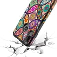 thumbnail image 5 of Moto E6 Plus Case, KAESAR Slim Hybrid Dual Layer Shockproof Hard Cover Graphic Fashion Cute Colorful Silicone Skin Cover Armor Case for Moto E6 Plus (Colorful Mandala), 5 of 5