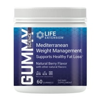 Life Extension Gummy Science™ Mediterranean Weight Management, blood orange extract, vitamin C, fight fat, support a healthy weight, gluten free, non-GMO, vegetarian, 60 gummies